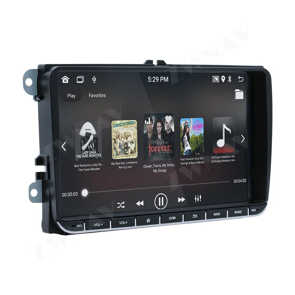 9” For Volkswagen Universal Machine Android auto touch screen GPS navigation carplay multimedia player radio wireless head unit