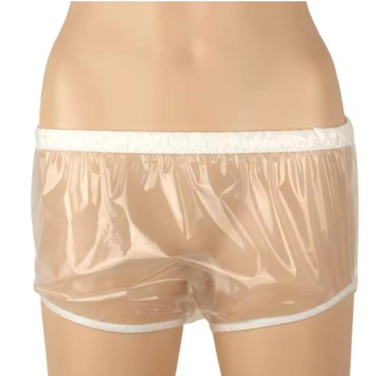 1 قطعة واضح الكبار بولي TPU مقاوم للماء سلس البول حفاضات مرونة قابلة لإعادة الاستخدام حفاضات السراويل لكبار السن المعاقين دروبشيبينغ