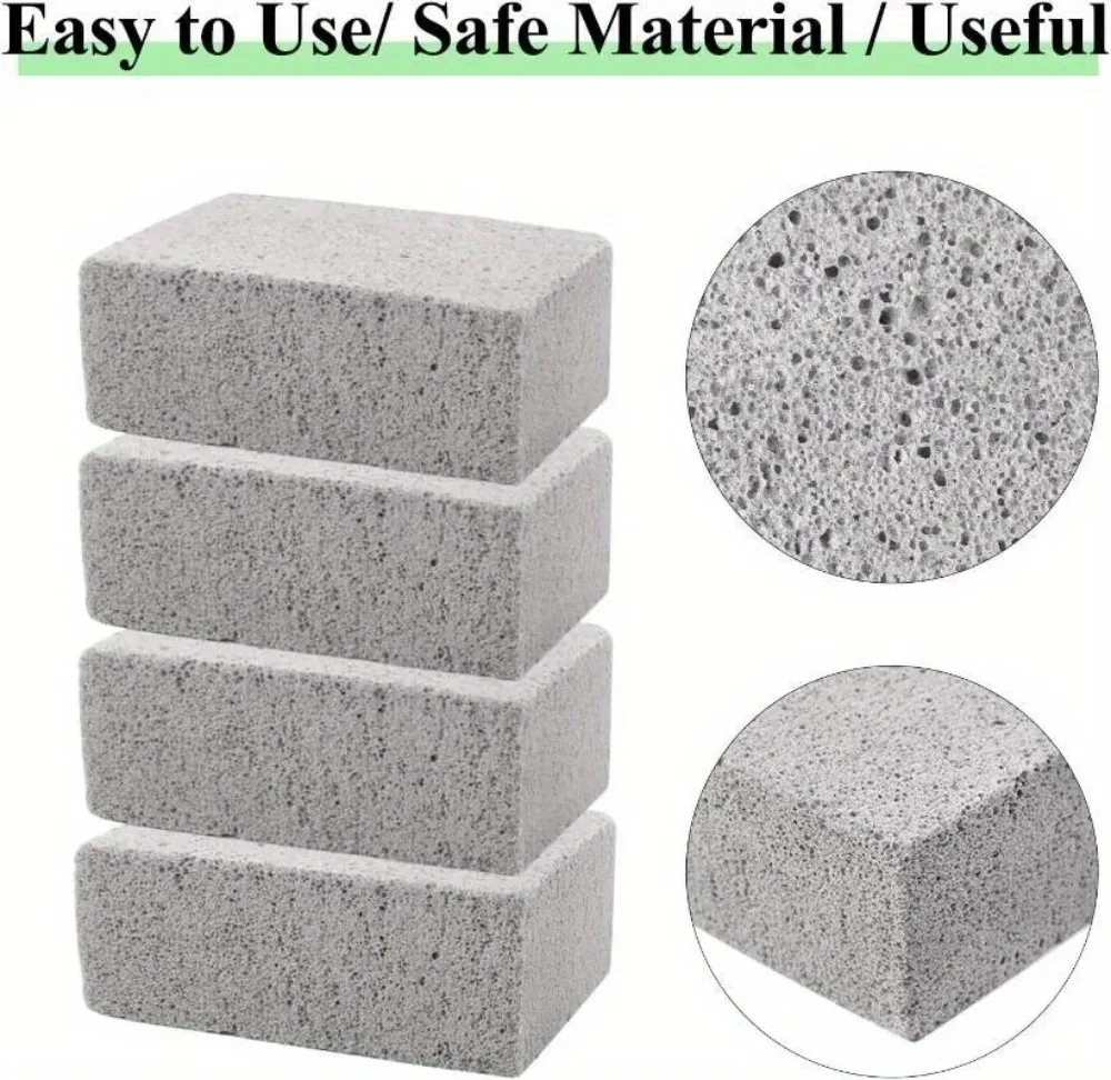 الخفاف حجر شواء شواء نظافة الطوب الثقيلة مزيل الشحوم ل أطباق الشواية رفوف الفرن غير خدش أداة المطبخ قابلة لإعادة الاستخدام