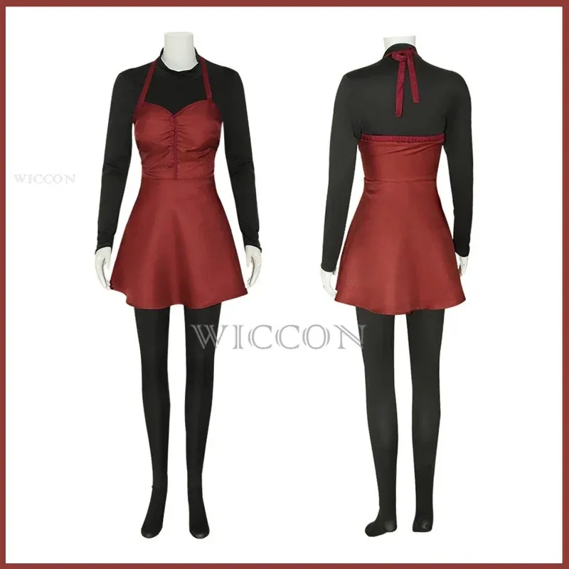 Zz04zz12Juego de anime bruja en la noche Santa Aozaki Aoko disfraz de Cosplay artilugista mágico Miss peluca azul vestido mujer Sexy parte de Carnaval