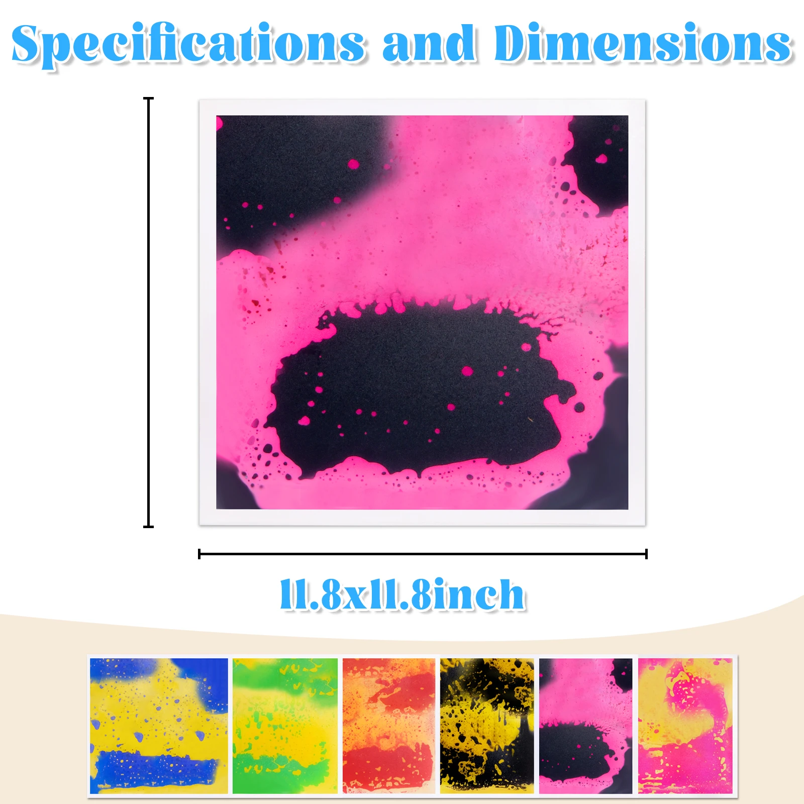 Gioia tattile Grow-with-Me: giocattoli sensoriali visivi Regola ai bambini che cambiano esigenze sensoriali sul tappetino