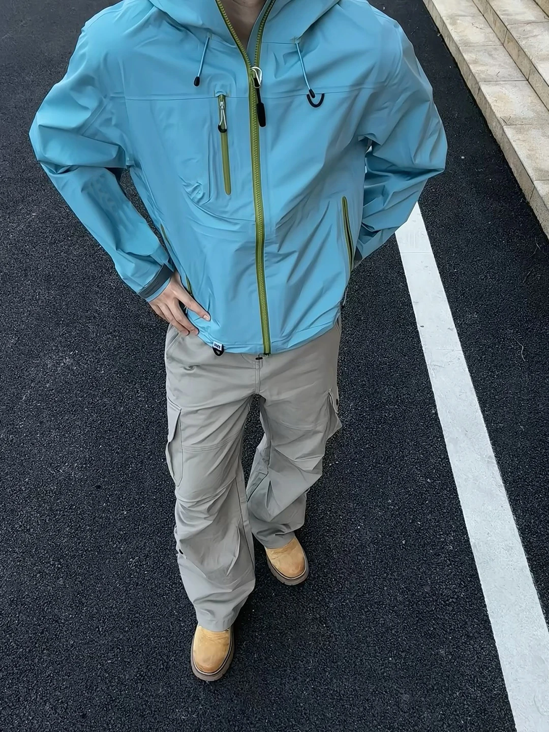 

Мужская уличная ветровка на подкладке Jaet, водонепроницаемая спортивная куртка для велоспорта, тройник с капюшоном, американская осенняя одежда