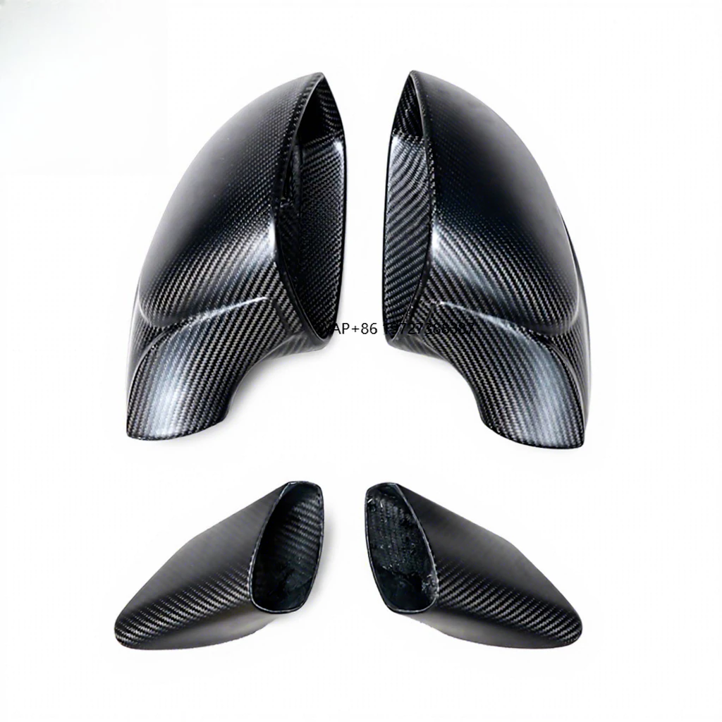 

4Pcs Dry Carbon Mirrors for 488 Pista Spider Exterior Mirror Cover Rearview Sider Mirrorcaps