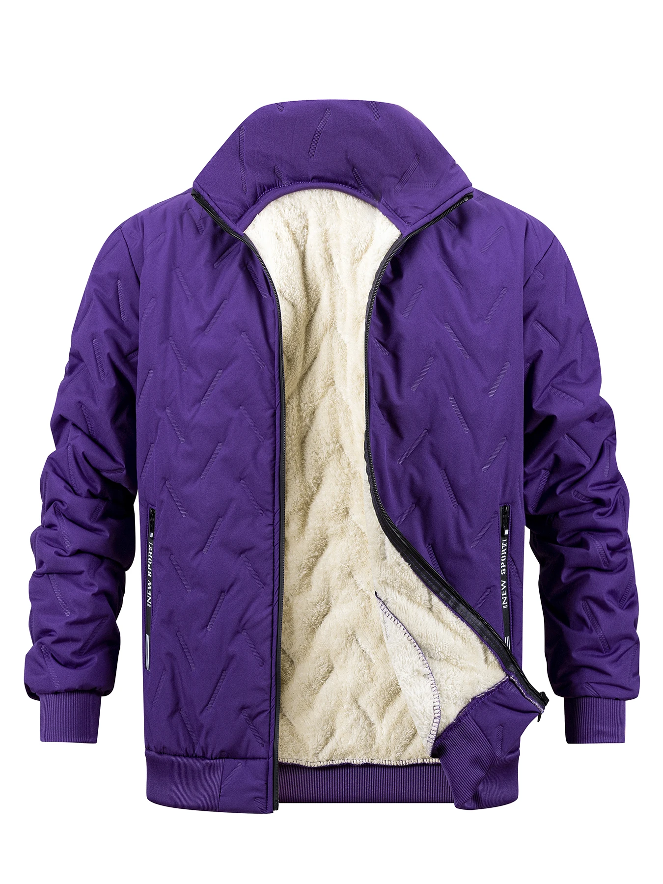 الشتاء سميكة سترة قطن الرجال سستة الوقوف طوق معطف يندبروف مقاوم للماء الوقوف طوق معطف عادية فضفاضة تناسب ملابس خارجية #6