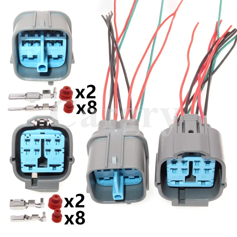 

1 Set 10P 6918-1267 Car Waterproof Wiring Terminal Socket AC Assembly Automobile Composite Connector 6189-0555 6181-0381