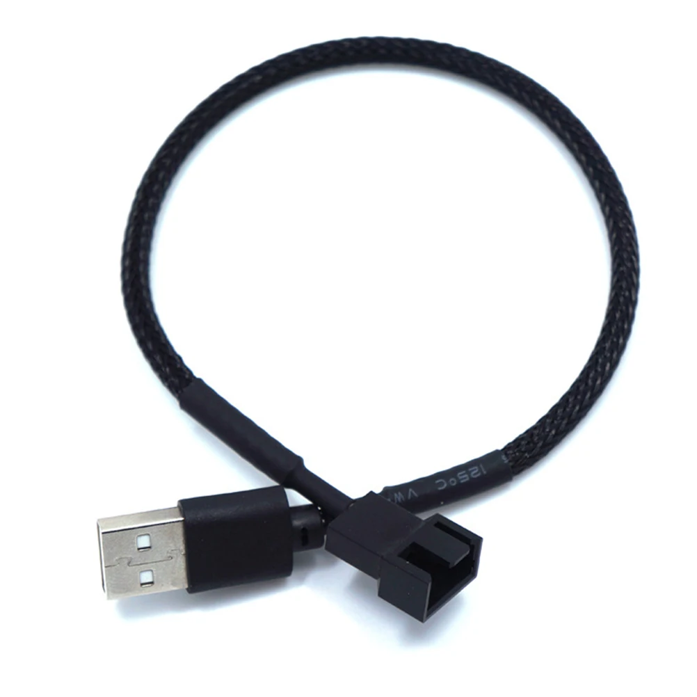 

Computer Case Fan Conversion Cable USB Male to Pin Connector Adapter for Power