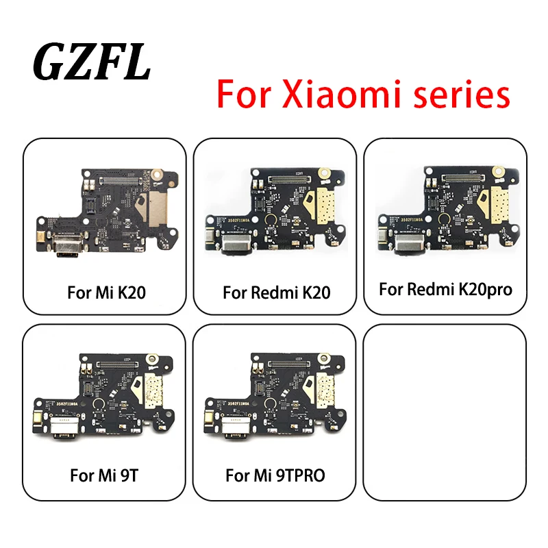 

Original USB Connector Charger, Charging Port for Xiaomi Mi 9T Pro, Redmi K20, K20 Pro, Dock Charge Board, Flex Cable