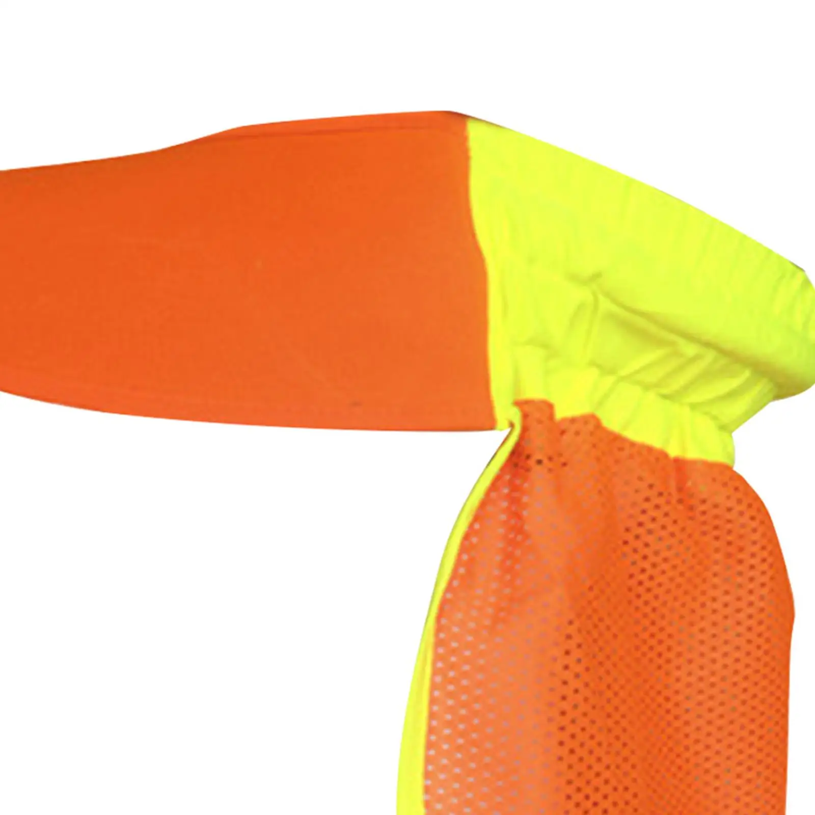 Cuello de malla con sombra para casco, alta visibilidad, con tira reflectante, protector solar para el cuello