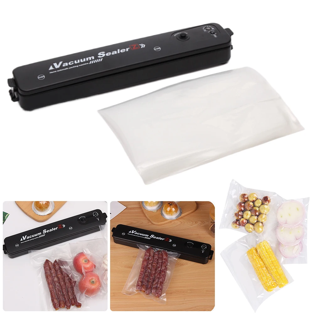 

Electric Vacuum Sealer Automatic Sealing Machine Air Sealer Vacuum Packaging Machine Plastic Bag Sealer with 10 Empty Food Bags