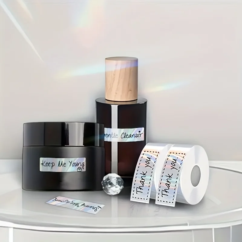 Laser silver thermal paper is used for switch identification, document sorting, student name pasting, cosmetics identification