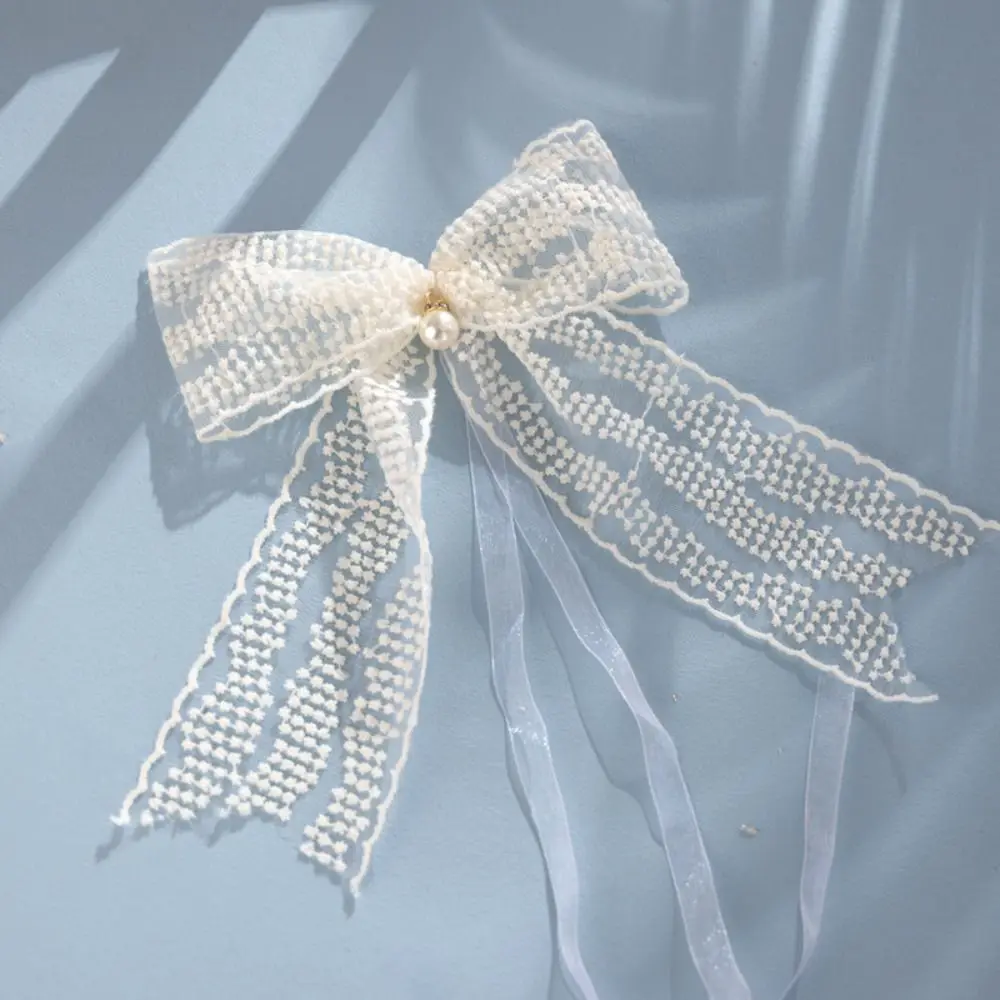 2Pcs/set Lace Bow-knot Curtain Tieback Clip simple exquisite Window Curtain Buckles Tied Belt Curtain Holders