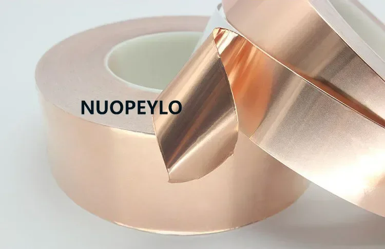 30 Meters Single Side Conductive Copper Foil Tape Strip Adhesive EMI Shielding Heat Resist Tape 5mm 6mm 8mm 10mm 15mm 20mm 30mm