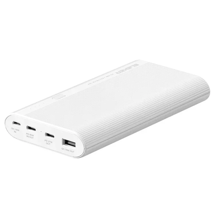 ELEKER Sale Price Silm High Capacity Power Bank Portable Power Bank Manufacturers In China 20000mah PD QC Power Bank For Laptop