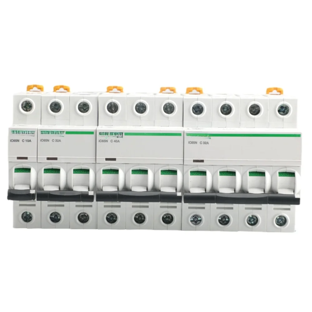 

NEW Original For Schneider switch IC65N small circuit breaker A9 air switch 1P 1P N 2P 3P 4P household C type without leakage