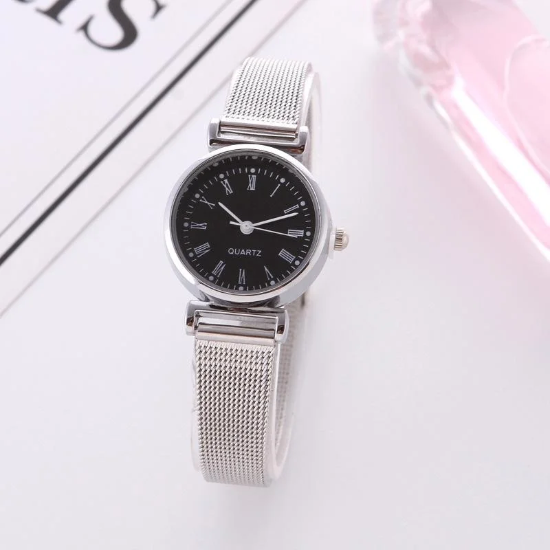 Vrouwen Horloges Mesh Riem Horloge Kleine Wijzerplaat Quartz Klok Dames Polshorloge Geschenken voor Meisje Reloj De Mujer soi