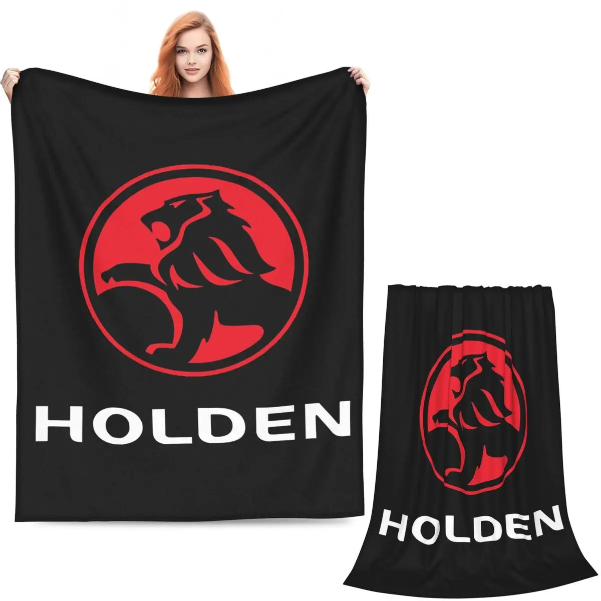Best Seller Holden Logo Merchandise Blankets Flannel Throw Blanket Bedspread for Bed Living room Picnic Travel Home Couch