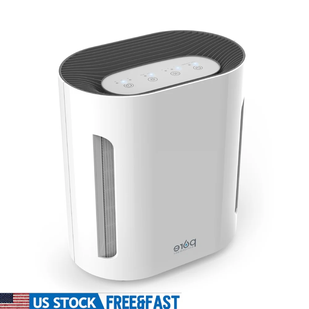 

Очиститель воздуха 3-в-1 True HEPA с УФ-светом, автоматический таймер, бесшумная работа, идеальная аллергия, астма, микробы, пыль, дым