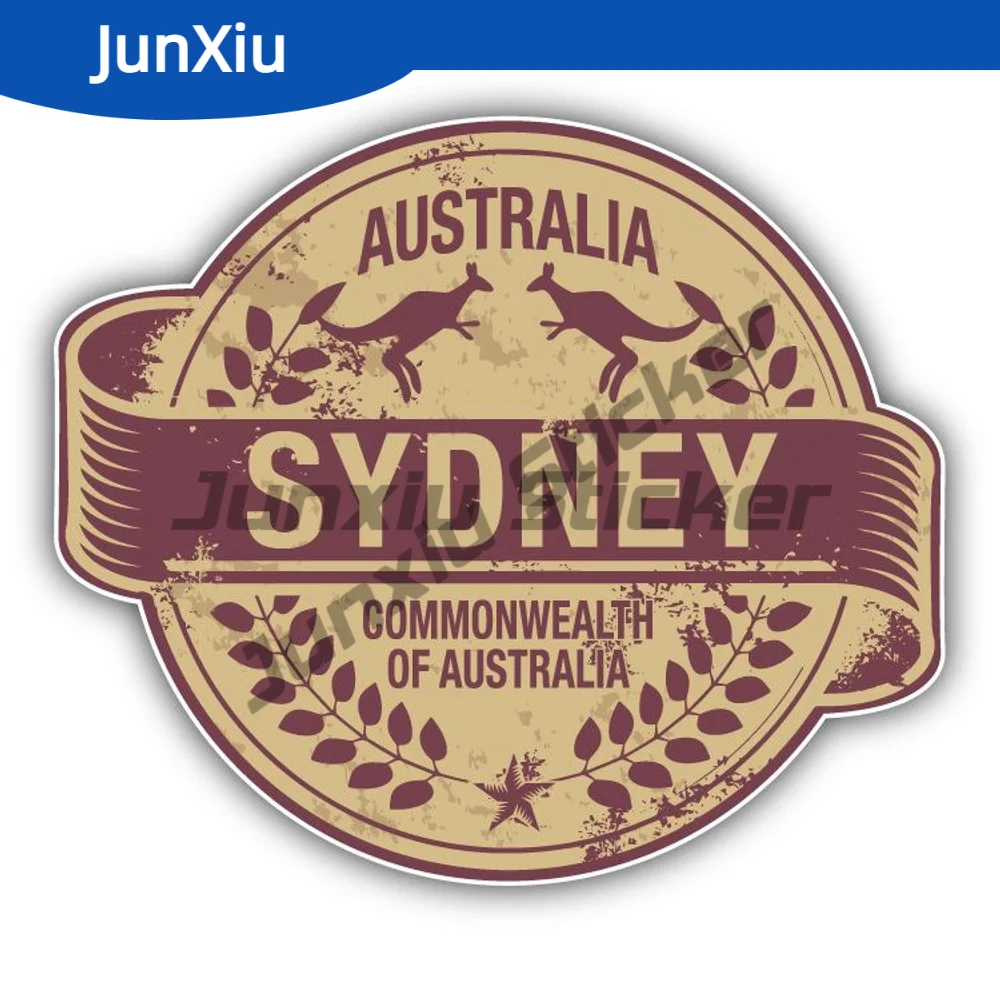 

Sydney City Decal Australia Travel Stamp Car Bumper Sticker Anti Scratch Exterior Decor Adventure Motorcycle Stickers Enduro