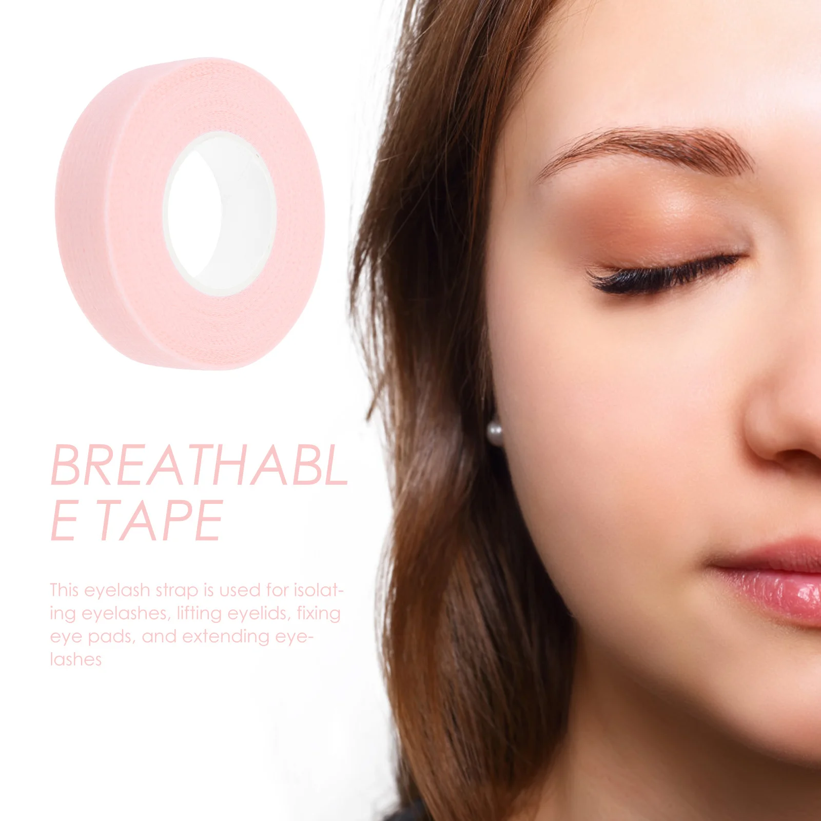 6-rollen wimperverlengingstape Betrouwbare plakkerigheid Lash Enten Supplies Oogbeschermend hulpmiddel Ideaal voor schoonheidsverzorgingssalon en