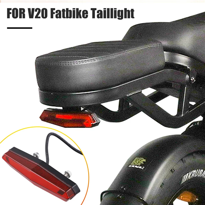 ضوء الفرامل المصباح تحذير السلامة الضوء الخلفي عالية السطوع دراجة كهربائية لملحقات Ouxi V20