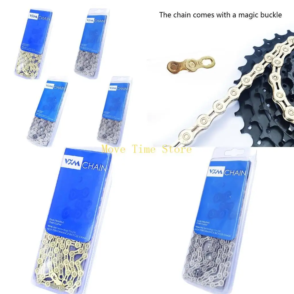 

92ME X11 128 10 11 Speed Ultralight Chain Half-Hollow Mountain Road Bike 116-Links Chain MTB Parts