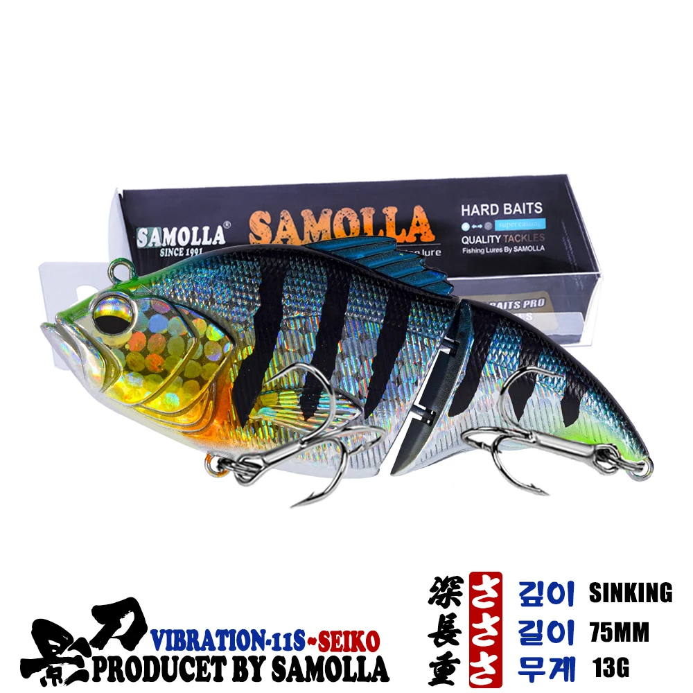 

Swimbaits Fishing Lures Vibration Tackle Wobblers Baits For Sea Ice Fish Goods 75mm Isca Artificiall Accessories Equipment