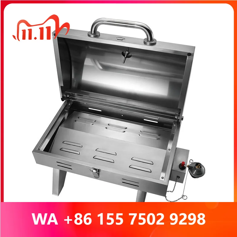 Grill Outdoors BBQ Stoe with Lid Backyard BBQ Party Grills Heating BBQ Grill SH-01-007