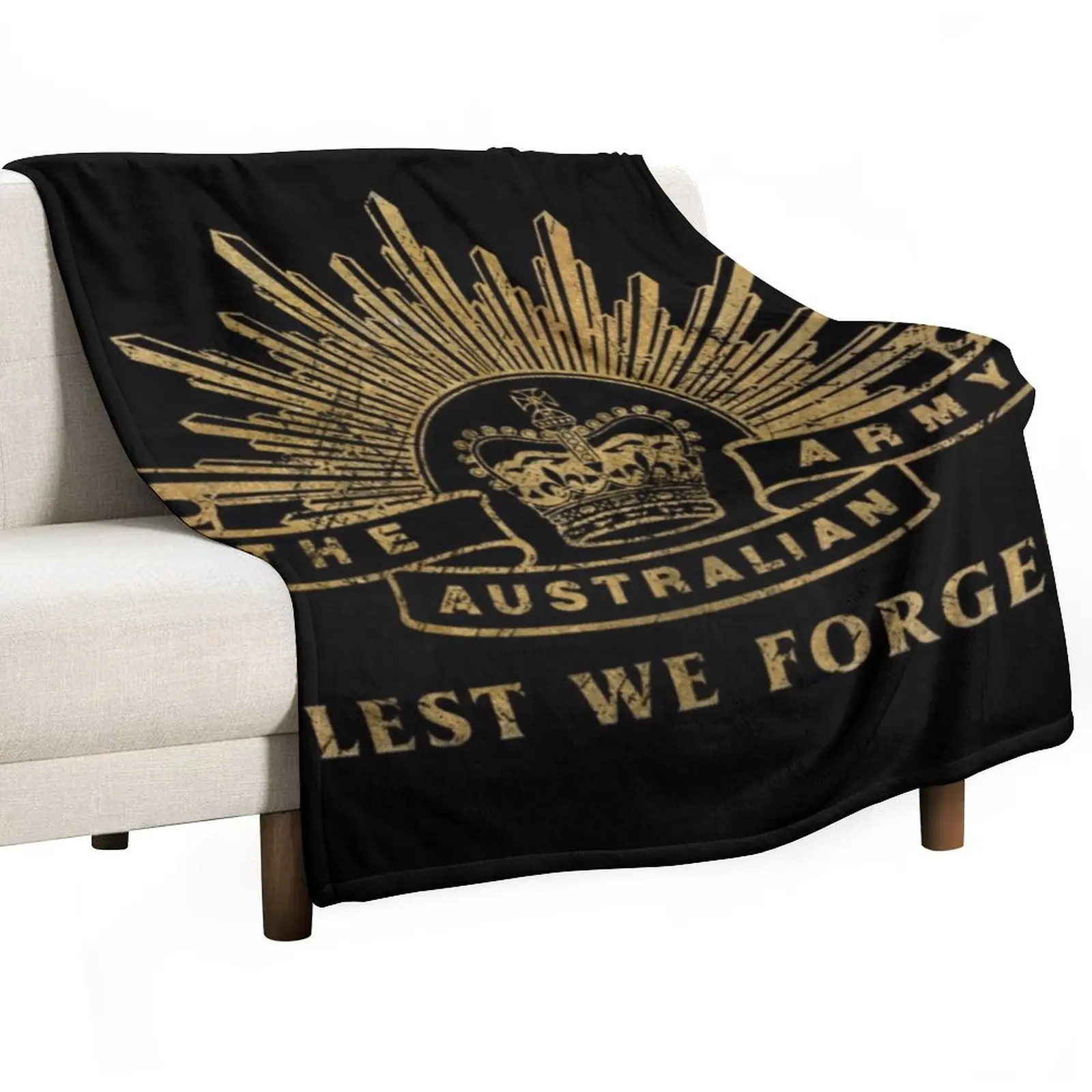 Australian Army - Lest We Forget Throw Blanket Shaggy Weighted for winter Designers Decoratives Blankets For Baby Blankets