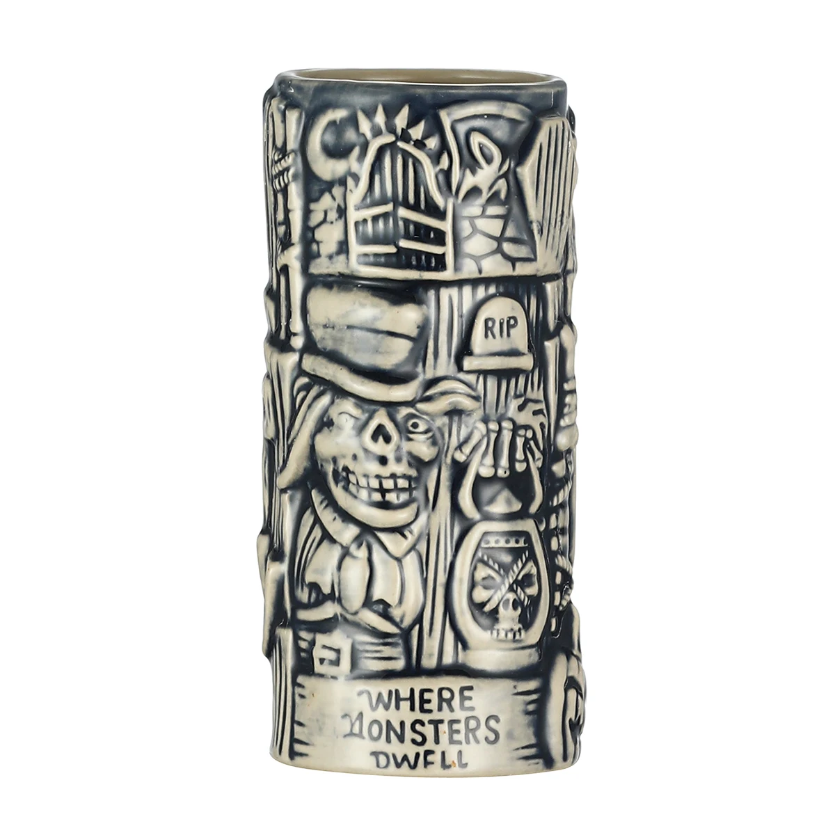 1PCS The Haunted House Tiki Mug Creative Mug Coffer Mug