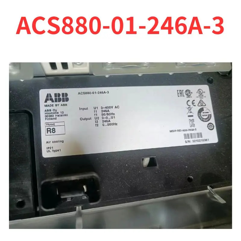 90% new  ACS880-01-246A-3   frequency converter  tested OK