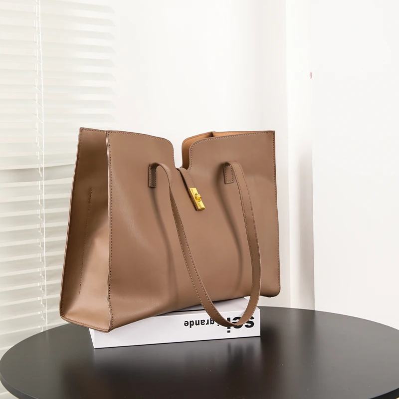 Luxury Large Capacity Shoulder Bag High Quality PU Leather Women Handbag and Purse Female Retro Tote Bags Sac A Main femme New