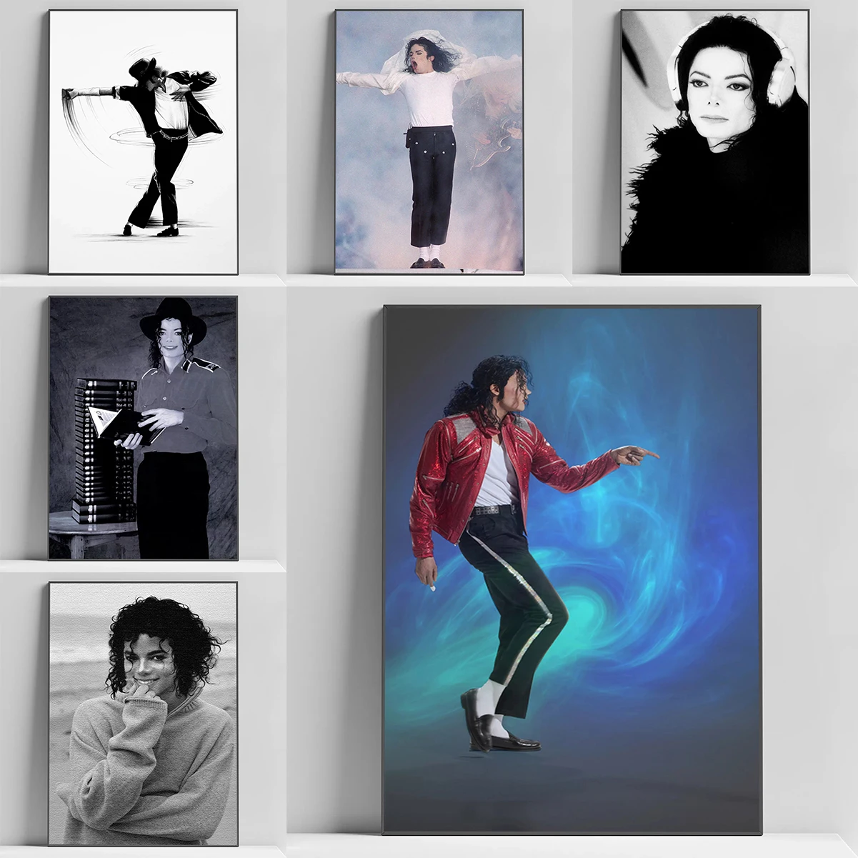 

Famous Singer Michael Jackson Poster Home Office Decoration Painting on Canvas Decorative Paintings Posters for Wall Decor Print