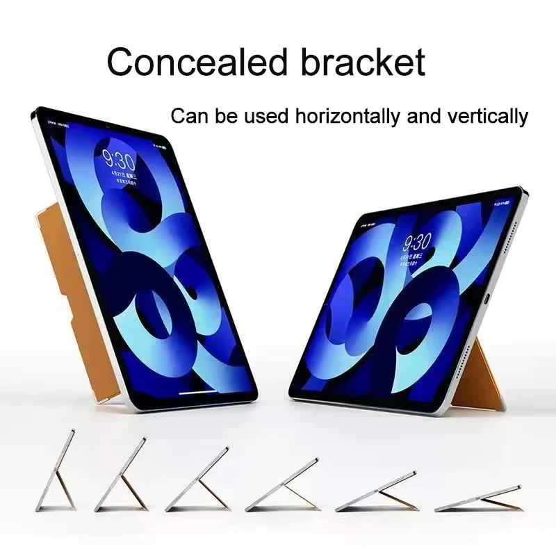 Universal Tablet Cover Ultra Slim Case Tablet Shell Skin Keyboard Cover With Invisible Stand For iPad Mini iPad Pro 12.9 Huawei