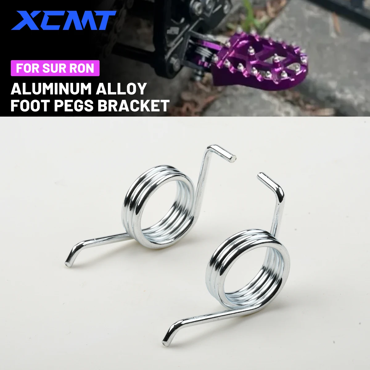 

Motorcycle Foot Pegs Pedal Mounting Pedals Spring For Sur-Ron Light Bee S/X For Talaria Sting Electric Off-Road Bike Accessories