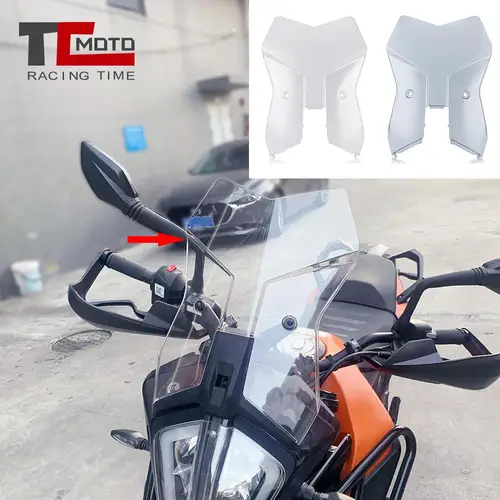 Imagen 2 del producto Accesorios de protección contra el viento para pantalla frontal de motocicleta, Deflector de aire para parabrisas KTM 390 Adventure ADV 2020-2022 2023