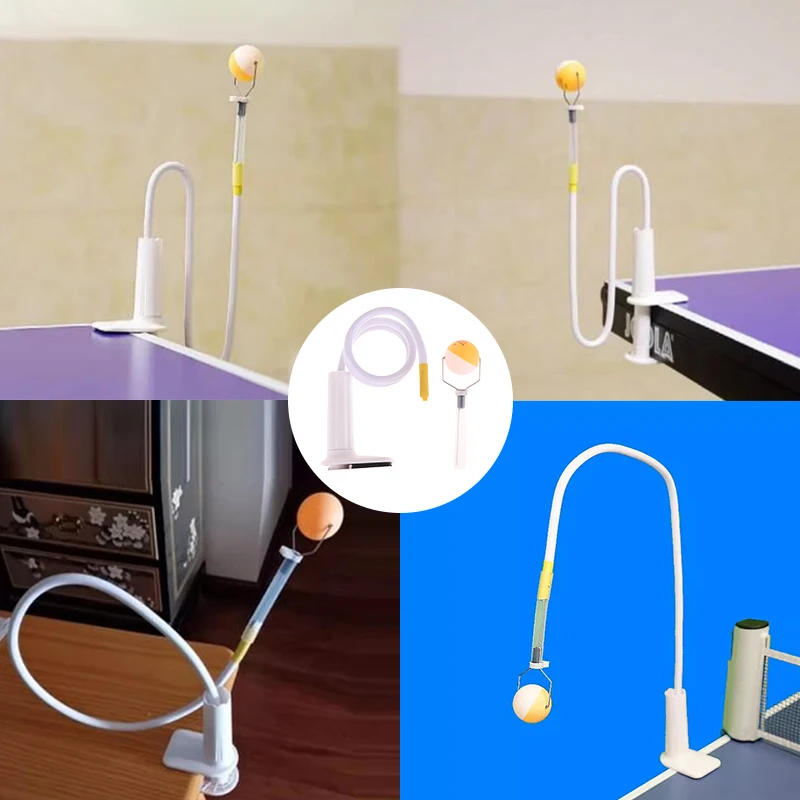 Professional Table Tennis Training Robot Fixed Rapid Rebound Ping Pong Ball Machine Table Tennis Trainer For Stroking Ping Pong