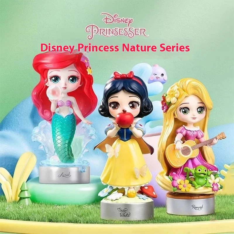 

Disney Princess Nature Series Ariel Rapunzel Snow White Handmade Pvc Model Girl Toy Gift Desktop Accessories For Child Birthday