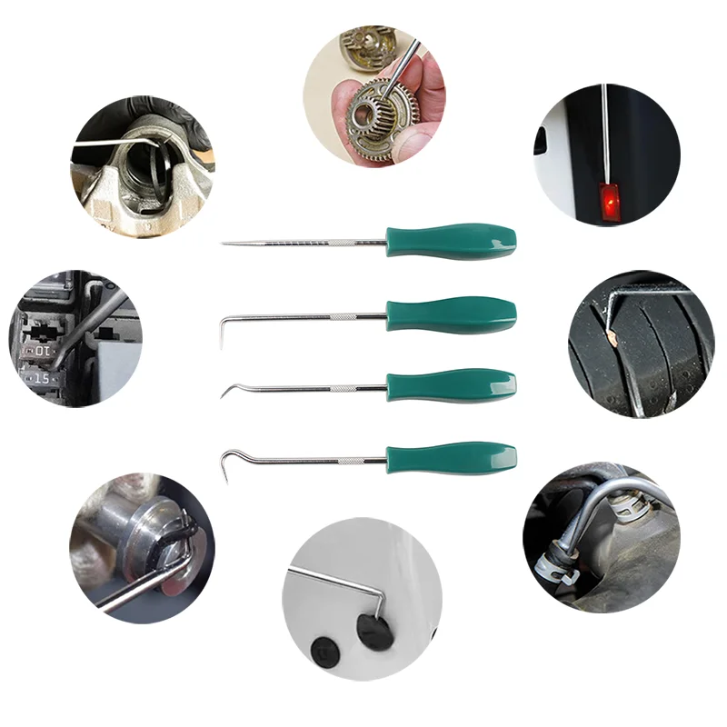 

Бестселлеры, 4 шт., набор отверток для сальника автомобиля, уплотнительное кольцо, съемник прокладок, съемник крючков, инструменты для ремонта автомобиля