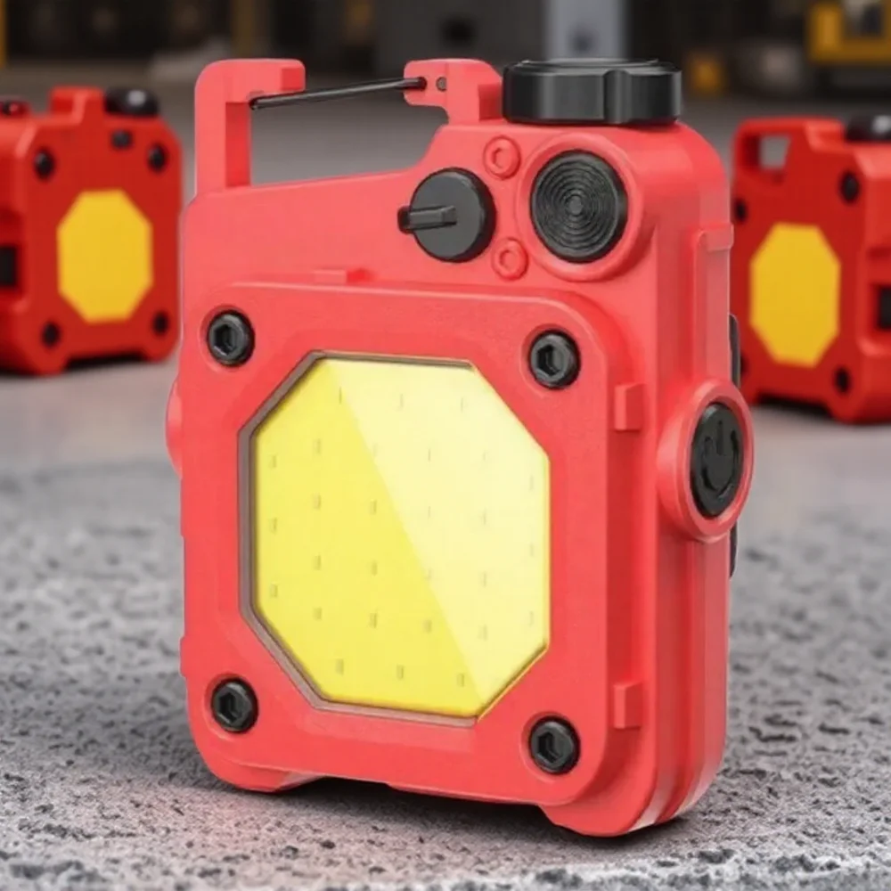 

Ультрапортативный светодиодный фонарик с 6 режимами освещения, перезаряжаемый магнитный складной дизайн для активного отдыха и праздников