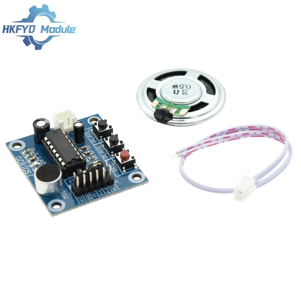 1pcs ISD1820 Voice Recording Recorder Module With Mic Sound Audio Loudspeaker For Arduino