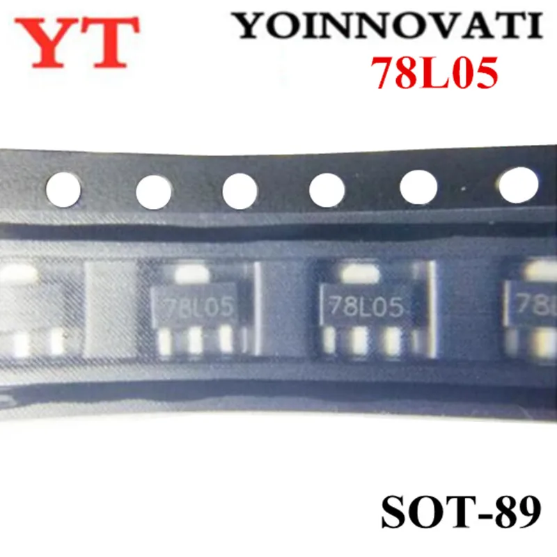 50PCS 500Pcs 78L05 L78L05 7805 5V 100mA -89 SMD Best quality