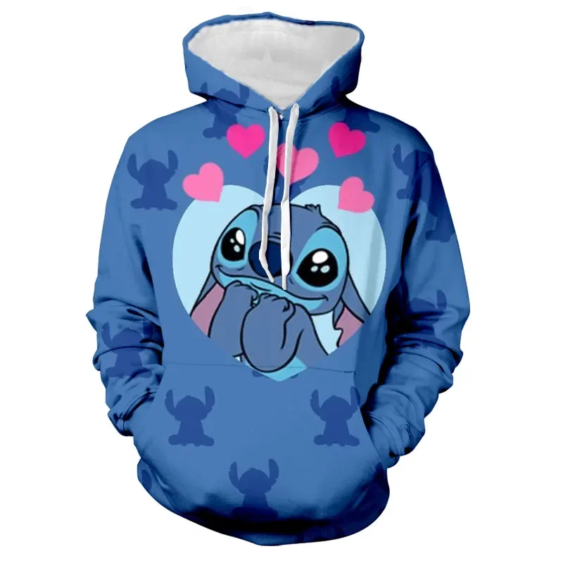 

Толстовка с капюшоном Disney Winnie the Pooh для мальчиков и девочек, 2026, толстовка с 3D принтом, пуловер с Микки Маусом, мужская и женская толстовка, новая одежда