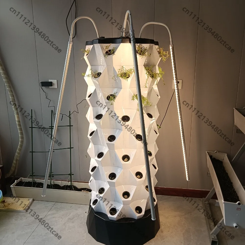 Vertical Farming Tower Hydroponic System Aeroponic Growing Tower Garden Planter