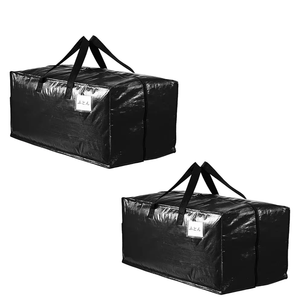 

TAILI 88L Moving Bags with Zippers Handles Storage Bags Heavy Duty Storage Packing Bags Space Saving for Packing Moving Storing