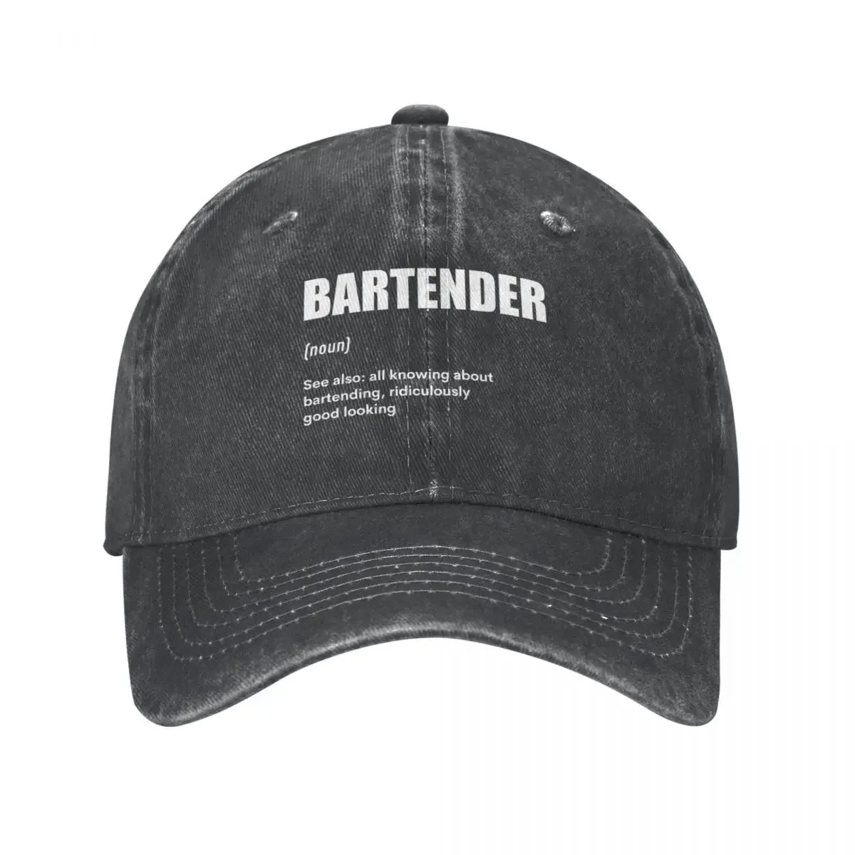 Barkeeper Bartender Funny Definition Cowboy Hat Uv Protection Solar Hat Cap For Women Men'S
