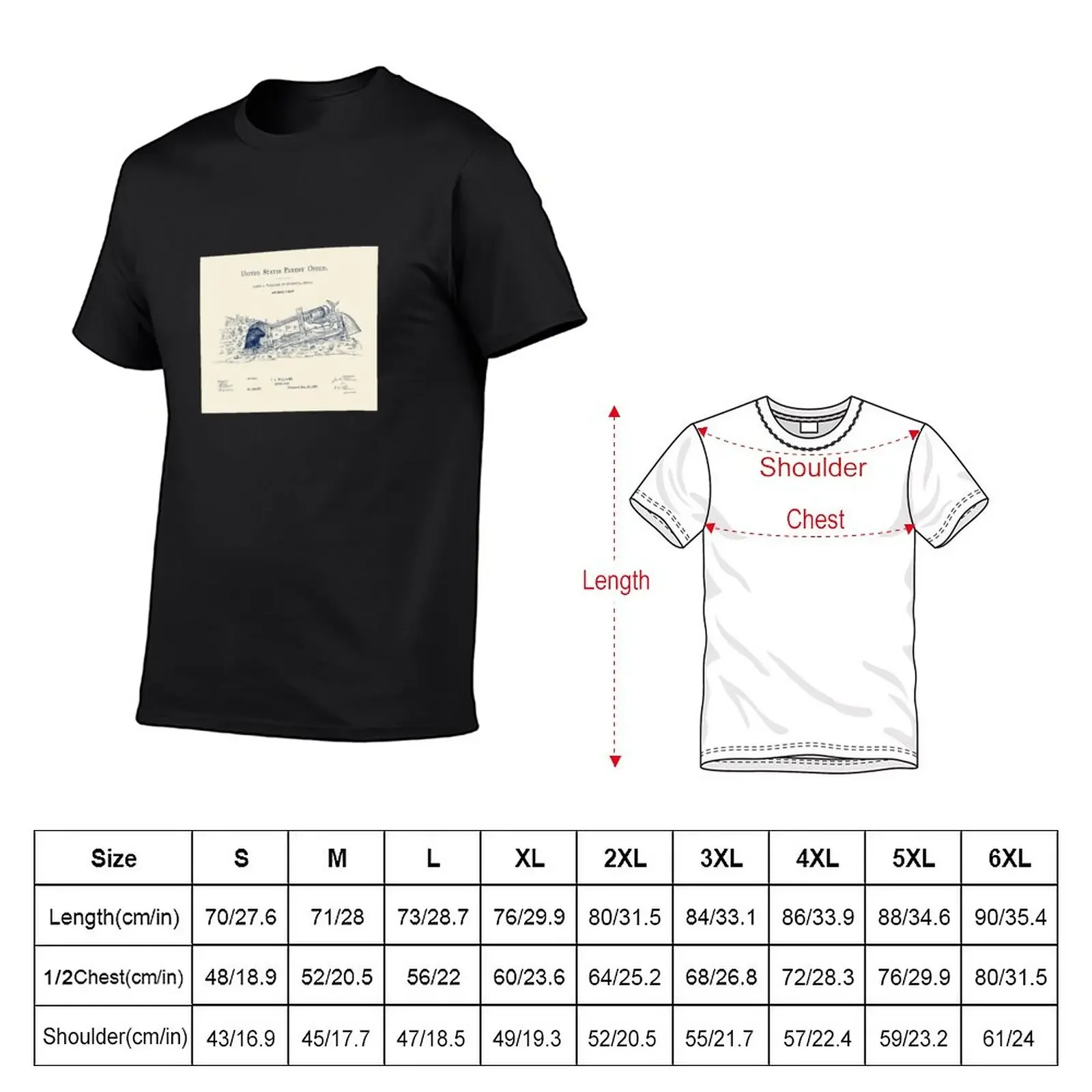 New Firearm Mousetrap Design Patent - James A. Williams 1882 T-Shirt vintage anime shirt anime tshirt mens big and tall t shirts