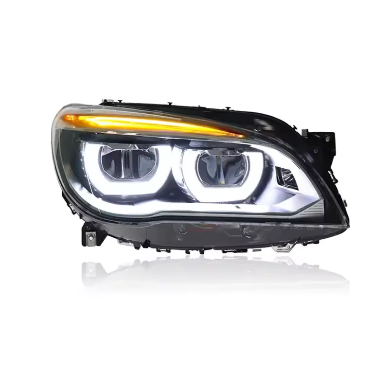 

SJC Car Front Head Lamp For BMW 7 Series F01/F02 2009-2015 Full LED Headlight Upgrade Signal Light Plug Play Accessories