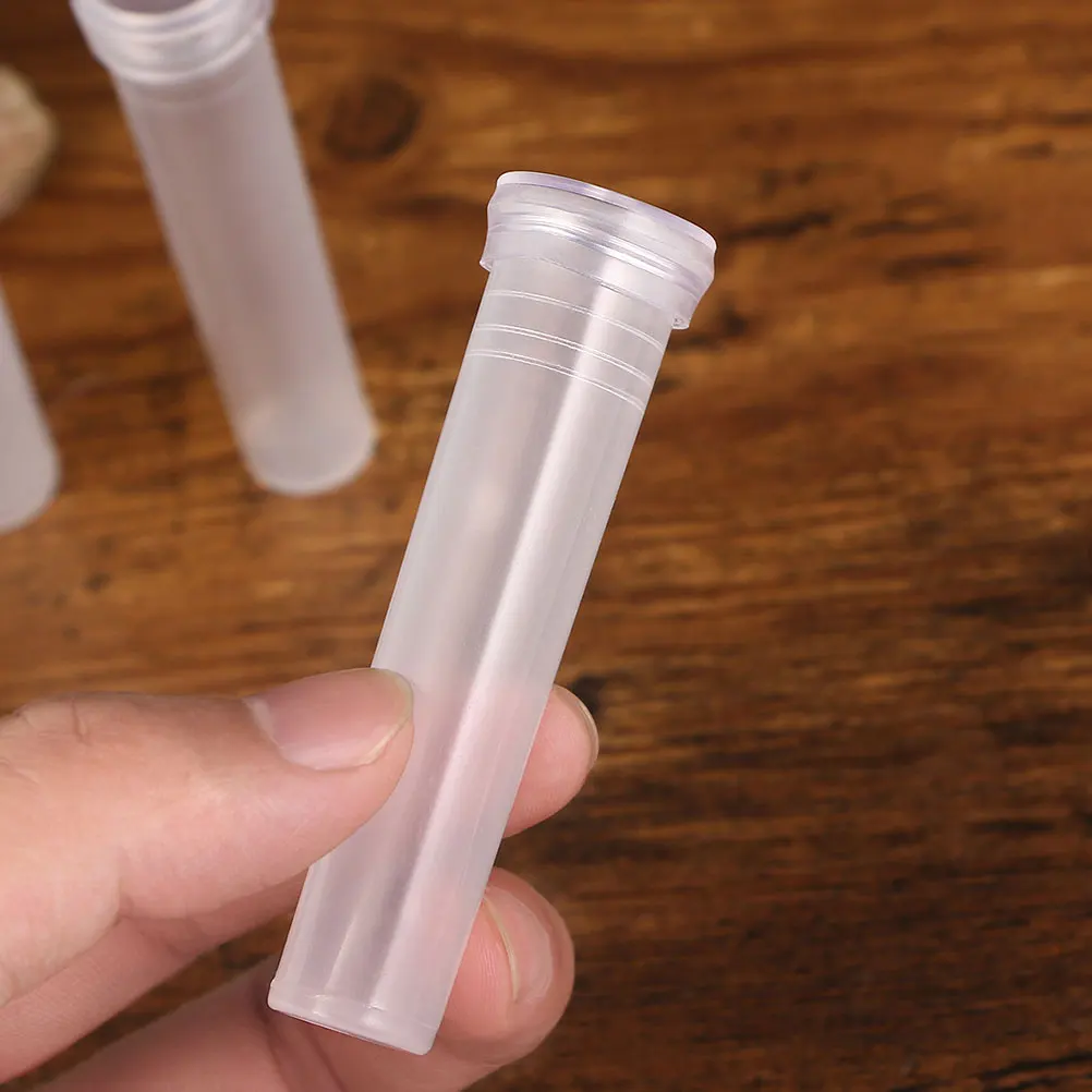 100 pièces de vases pour plantes d'intérieur, tube de stockage de fleurs fraîches, tube transparent hydroponique de type verre, vase décoratif compact pour l'intérieur
