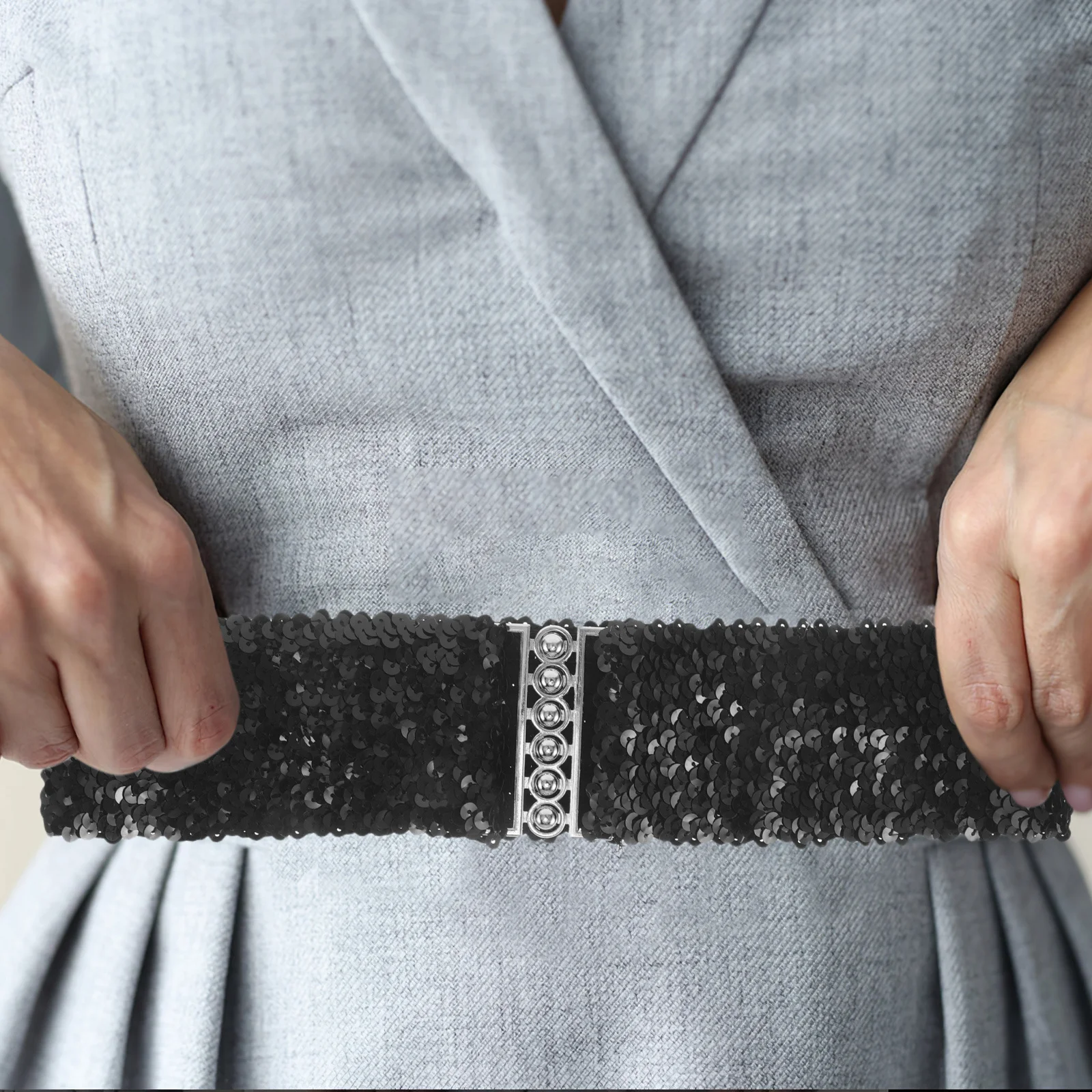 Пояс для платья с блестками