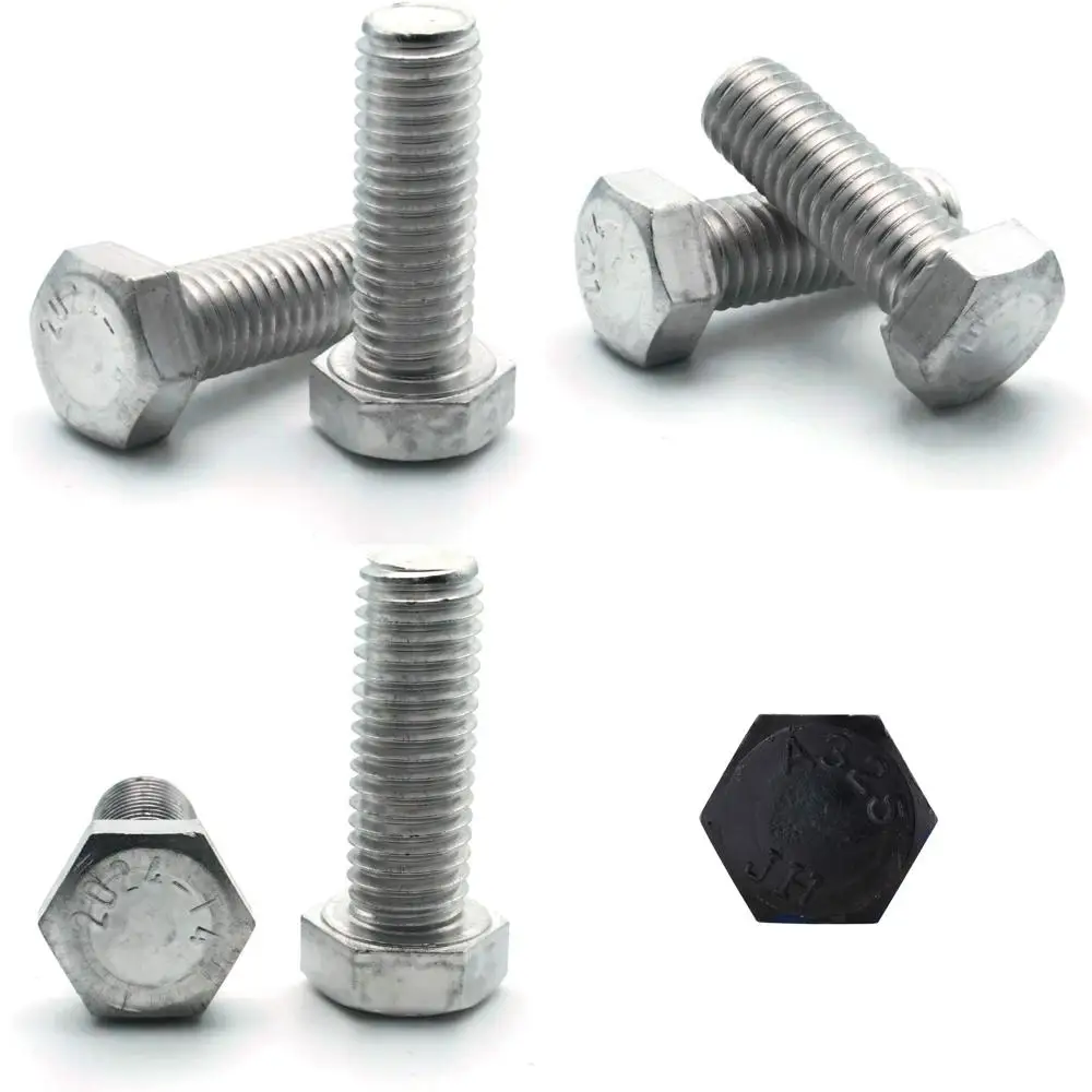 

Размер резьбы 1/4-20 Винты с шестигранной головкой и полной резьбой 1/4-20 x 1-1/2 дюйма, 100 шт. в упаковке алюминиевых строительных креплений